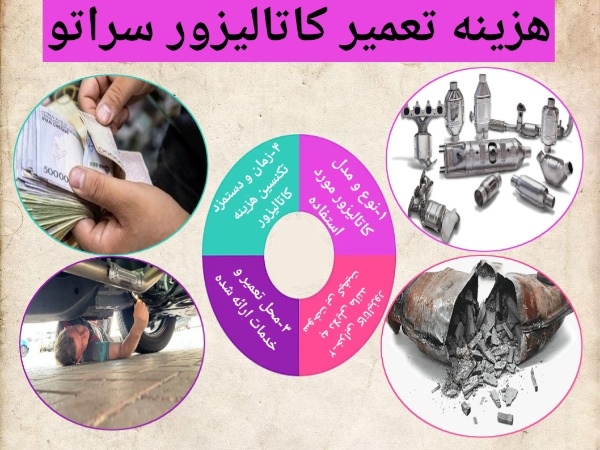 هزینه تعمیر کاتالیزور سراتو